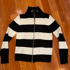 Black and White striped jacket